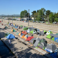 refugee camp in Greece