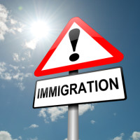 The Immigration sign